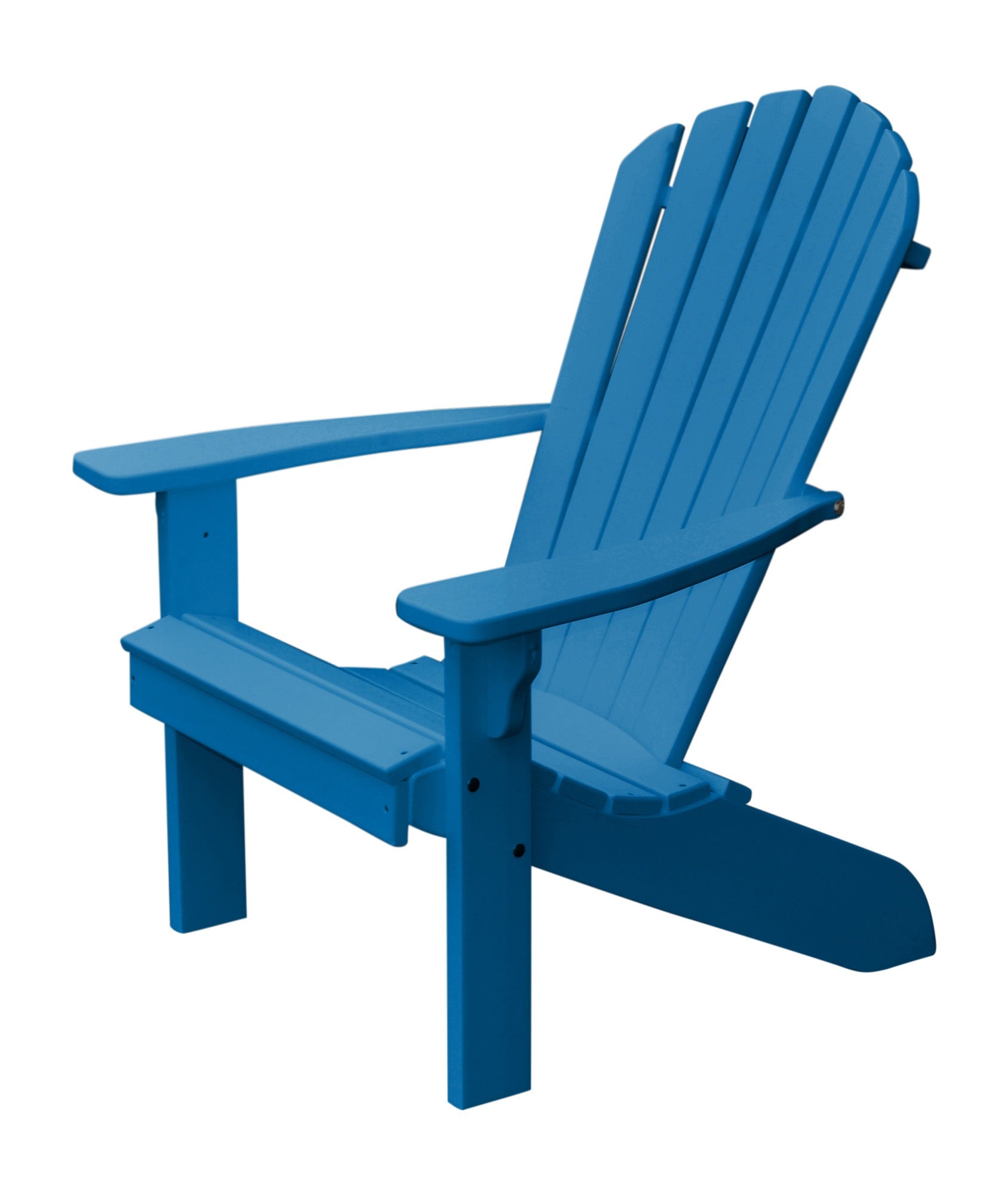 incident Luchtvaart Gezichtsveld Poly Outdoor Fan-Back Adirondack Chair - Solid Color - The Wood Reserve