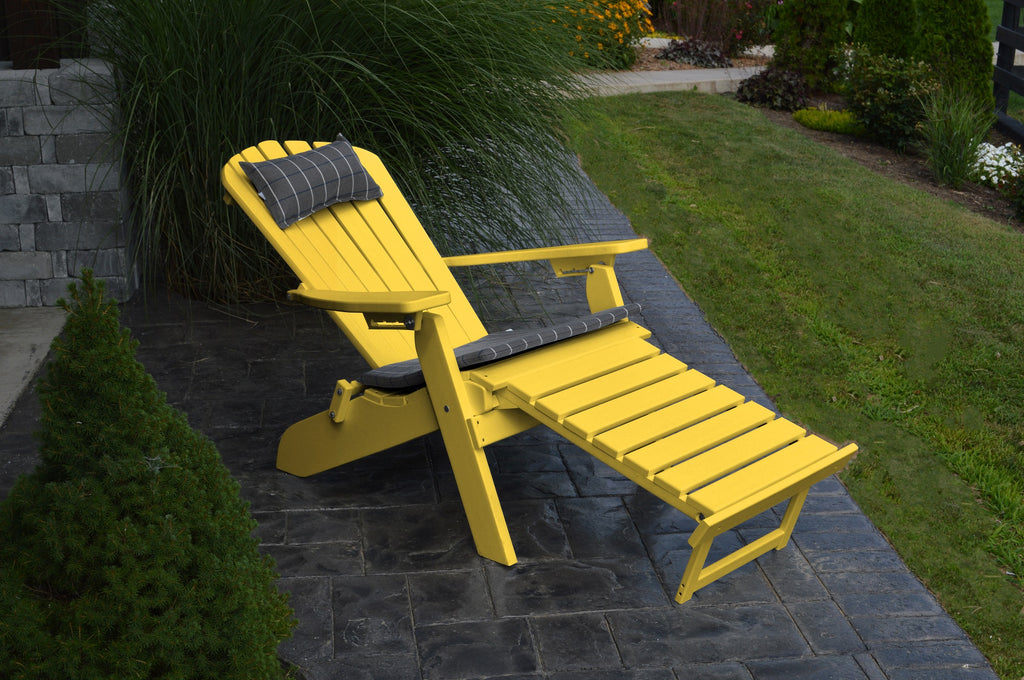 reclining adirondack chair with ottoman