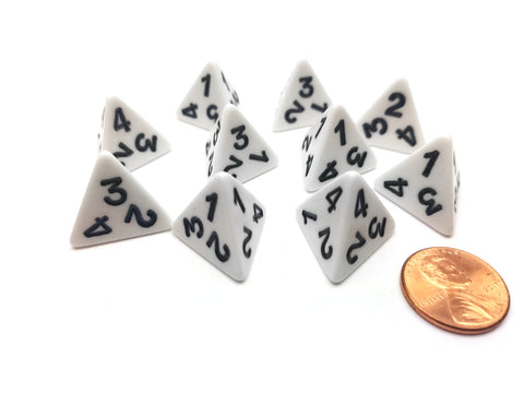 d4 Dice Variants, pack 1 - nonPareil Institute - Miniatures by