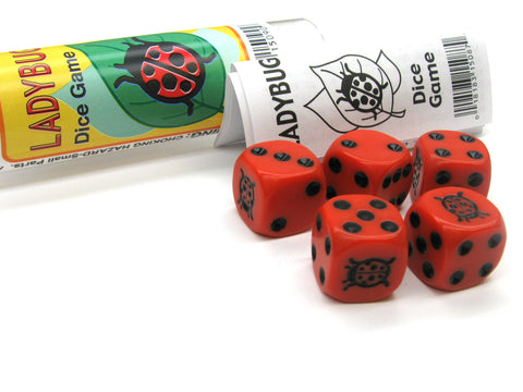 Koplow Games Train Dice Game 6 Dice Set with Travel Tube and Instructions