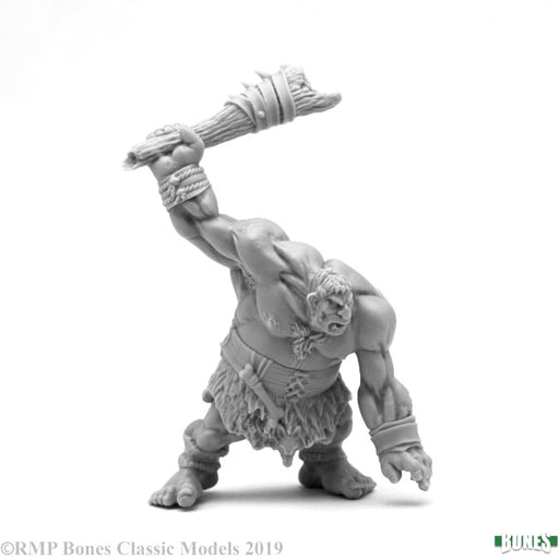 Reaper Miniatures Hill Giant Lowland Warrior #77475 Bones Unpainted Gray Plastic