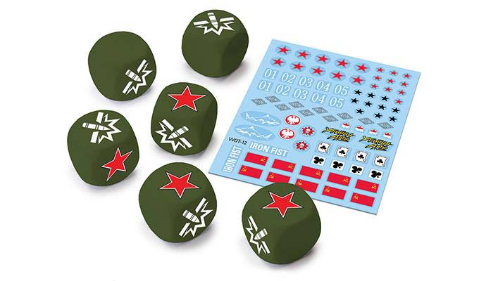 World of Tanks: Miniatures Game Dice and Decal Upgrade Pack - Soviet