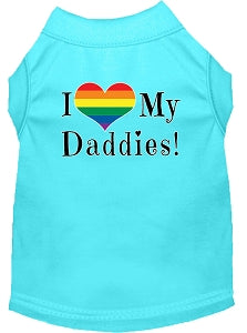 I heart my Daddies Screen Print Shirt for Dogs