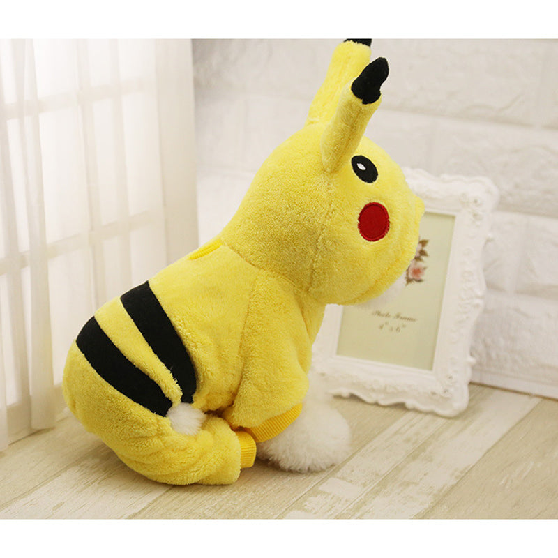 pikachu dog toy