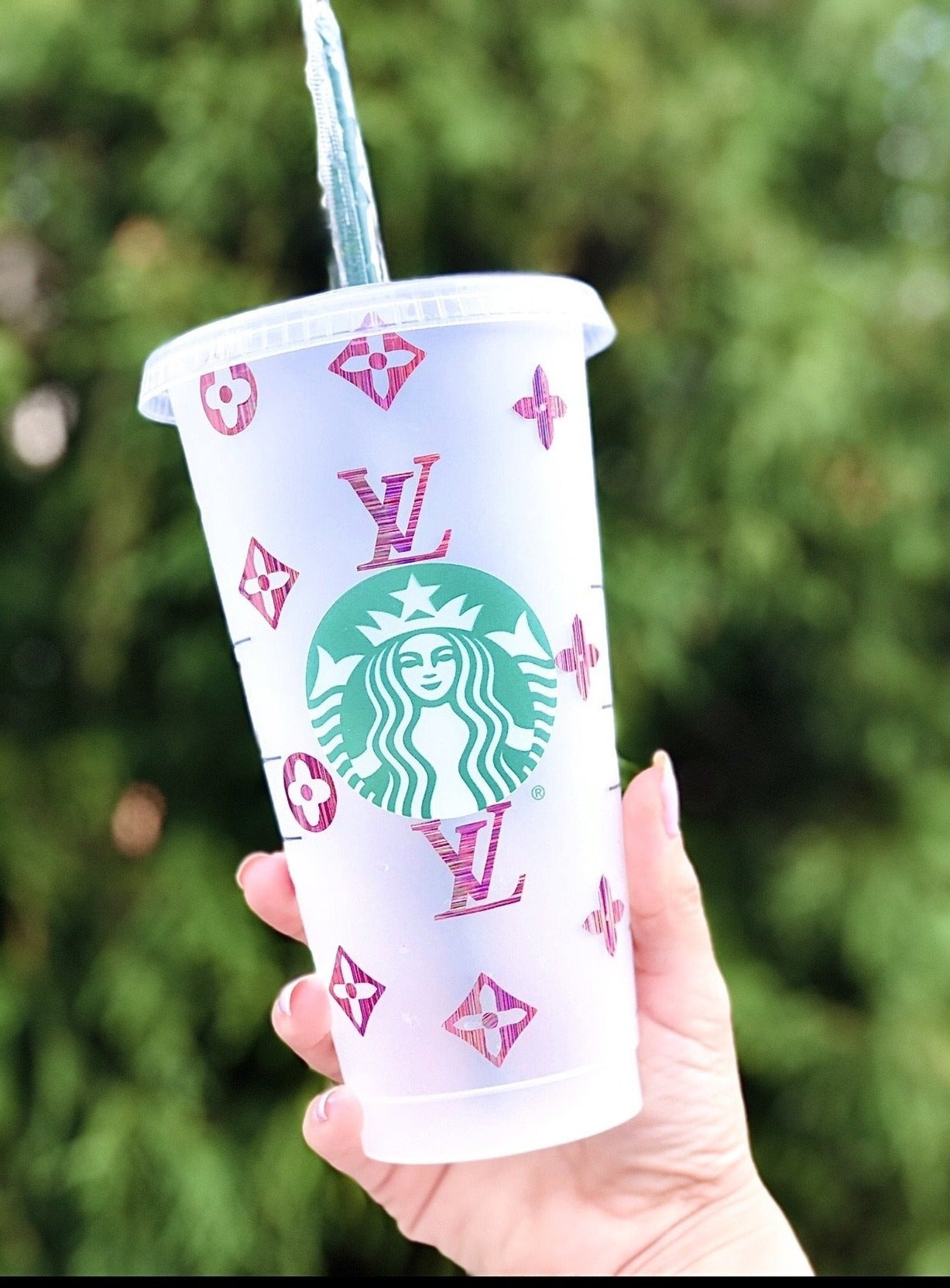 Butterflies LV Custom Starbucks Cold Cups - Eventeny