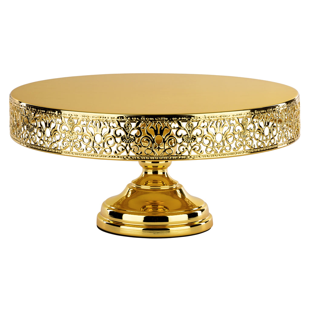 14 Inch  Gold  Plated Wedding  Cake  Stand  Amalfi Decor AU