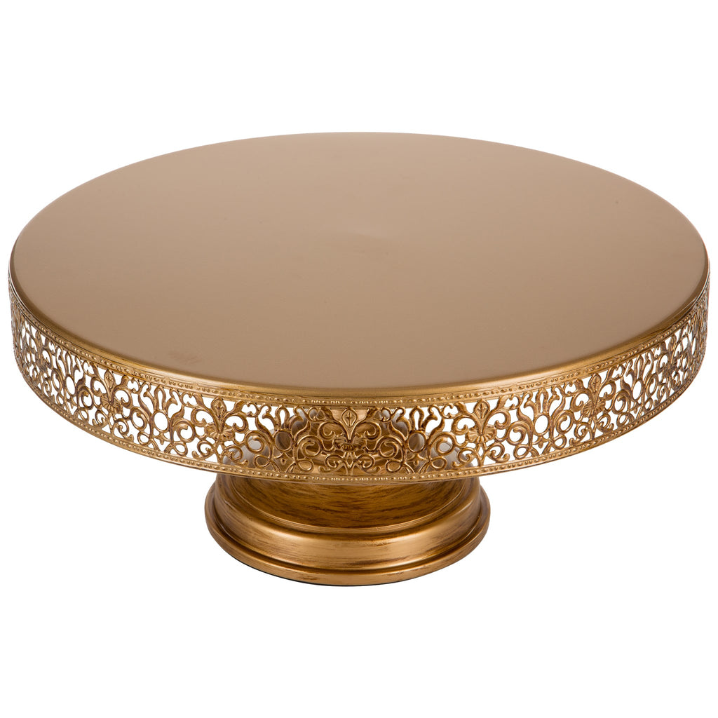 40cm 16 inch Antique Gold  Wedding  Cake  Stand  Amalfi 