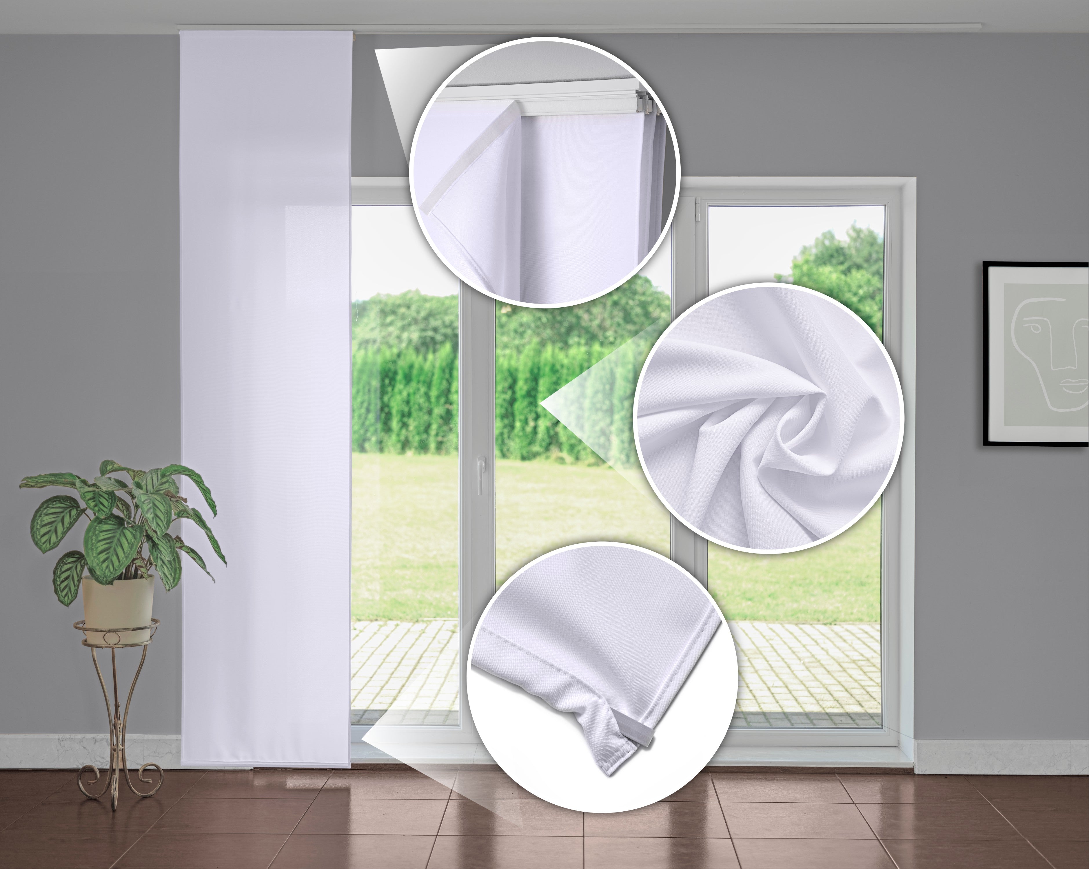 Wholesale GORGECRAFT 200Pcs 2 Style Curtain Hooks Plastic White
