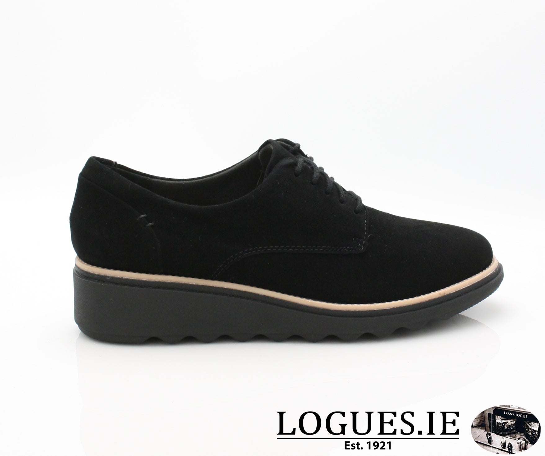 clarks sharon noel black nubuck