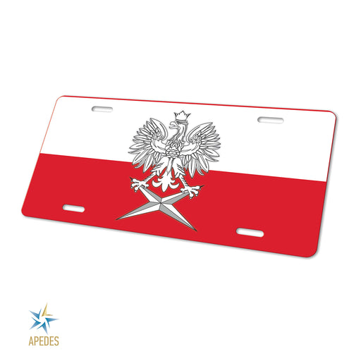 1861 Poland Lithuania Kiev Belarus Marine Flag Decorative License Plat — Apedes  Flags And Banners