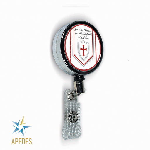 Lord of Rings King Aragorn Badge Reel Holder — Apedes Flags And Banners