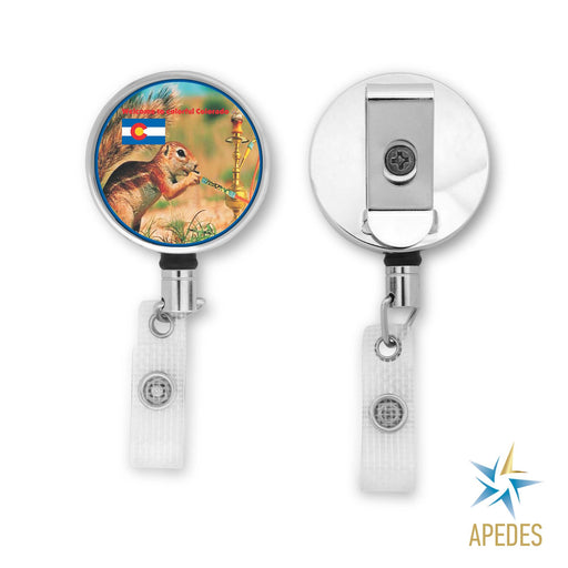 Mexico Badge Reel Holder — Apedes Flags And Banners