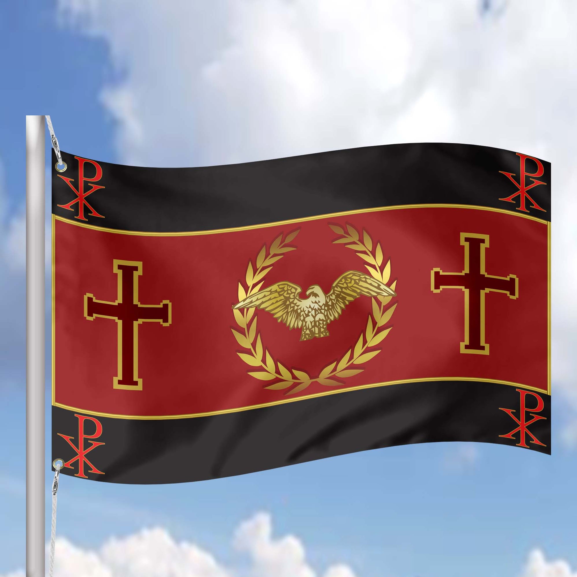 Western Roman Empire Spqr Flag Banner — Apedes Flags And Banners