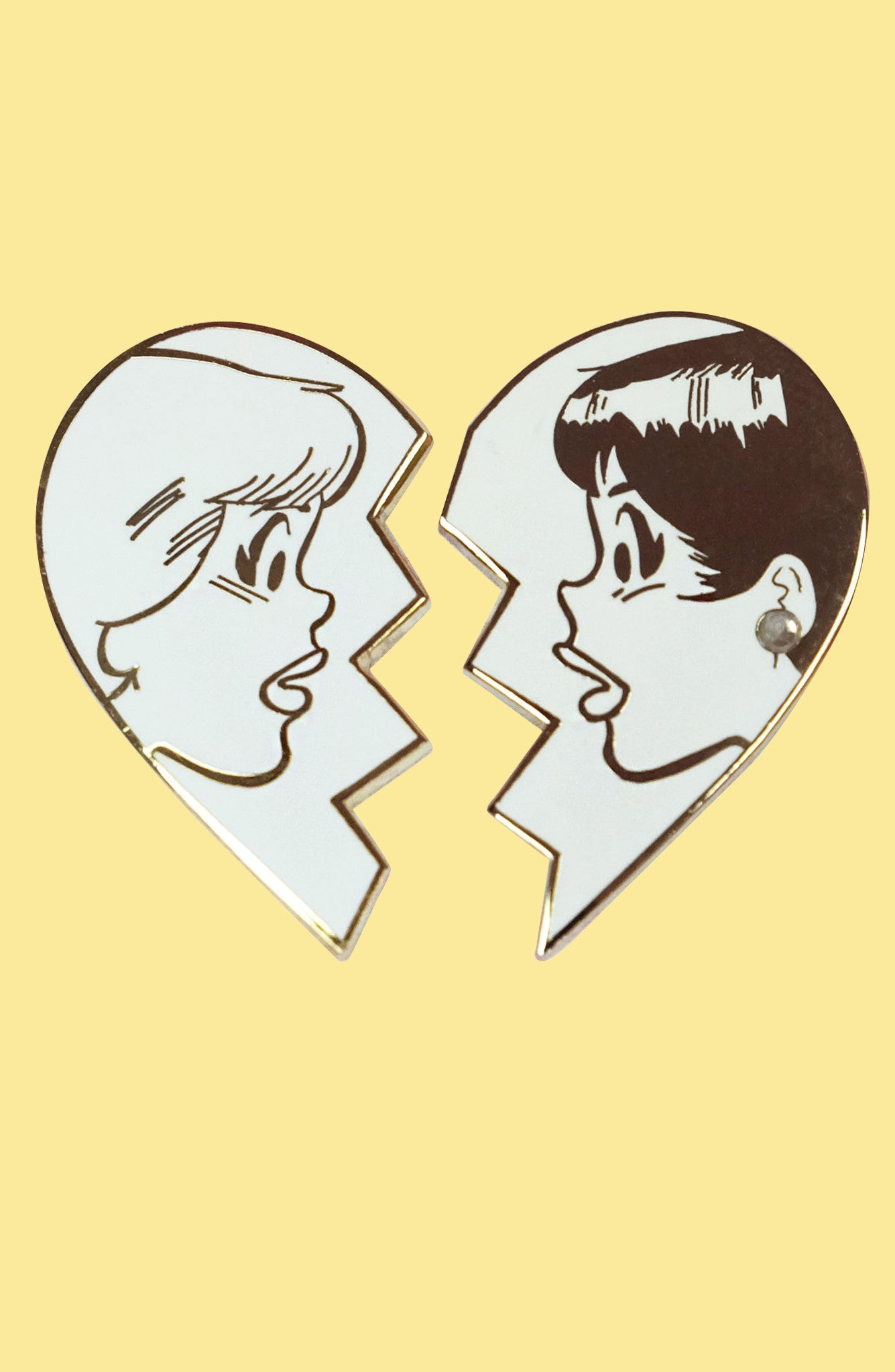 Best Friends Gold 2 Pin Set Betty And Veronica