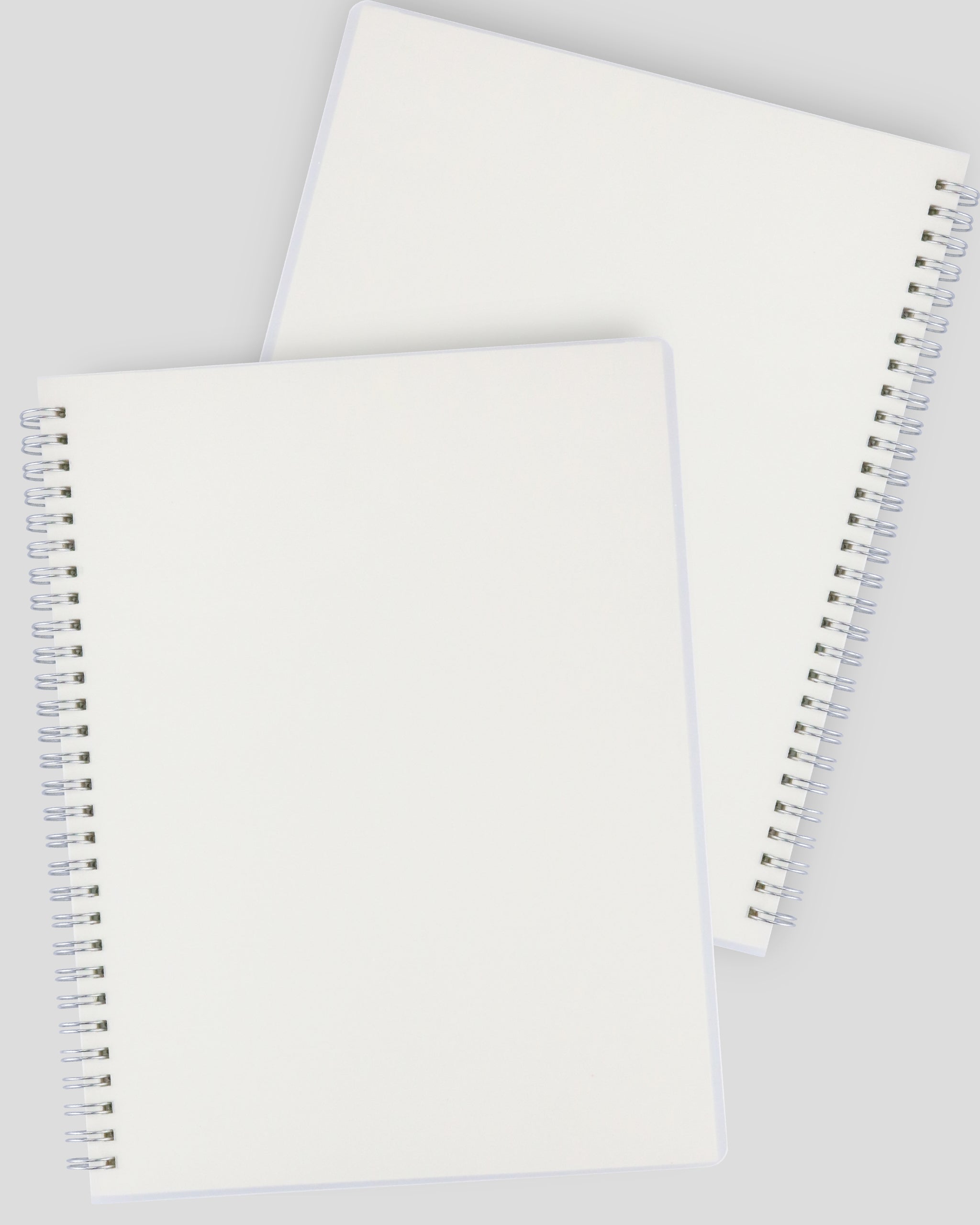 Miliko Transparent Hardcover B5 Wirebound Notebook Set(Blank)