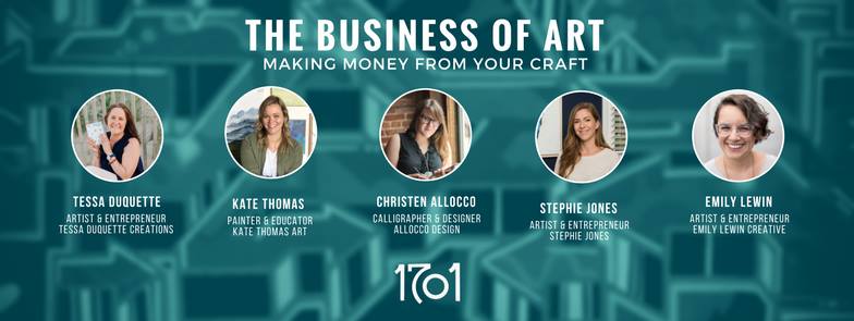 Stephie Jones Artist Panel The Business of Art 1701 Coworking Space Vibe District Virginia Beach
