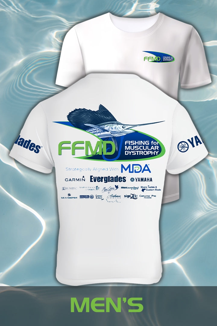 Long Sleeve Sailfish Performance Shirt (Dri-Fit)- White – Fishing for MD -  Muscular Dystrophy