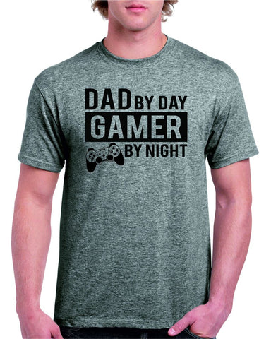 Dad By Day Gamer By Night Tshirt