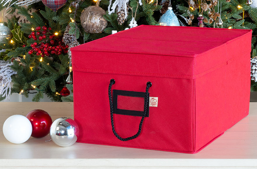 Santa's Bags Three Tray Ornament Storage Box