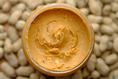 A jar of peanut butter.