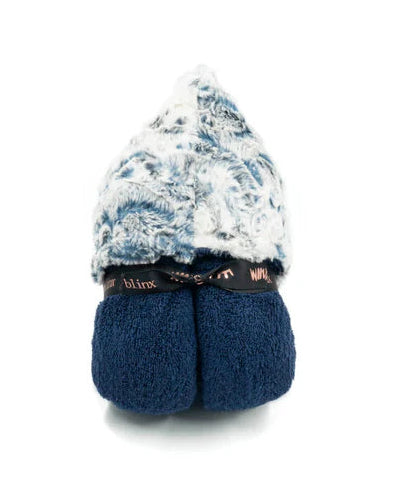 Owl Navy Hooded Toddler Towel