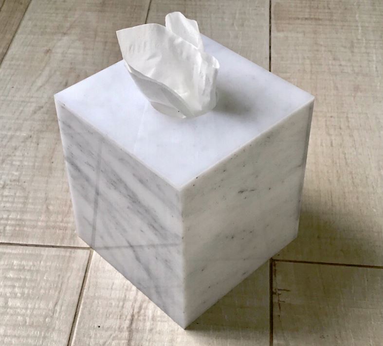 lucite tissue box