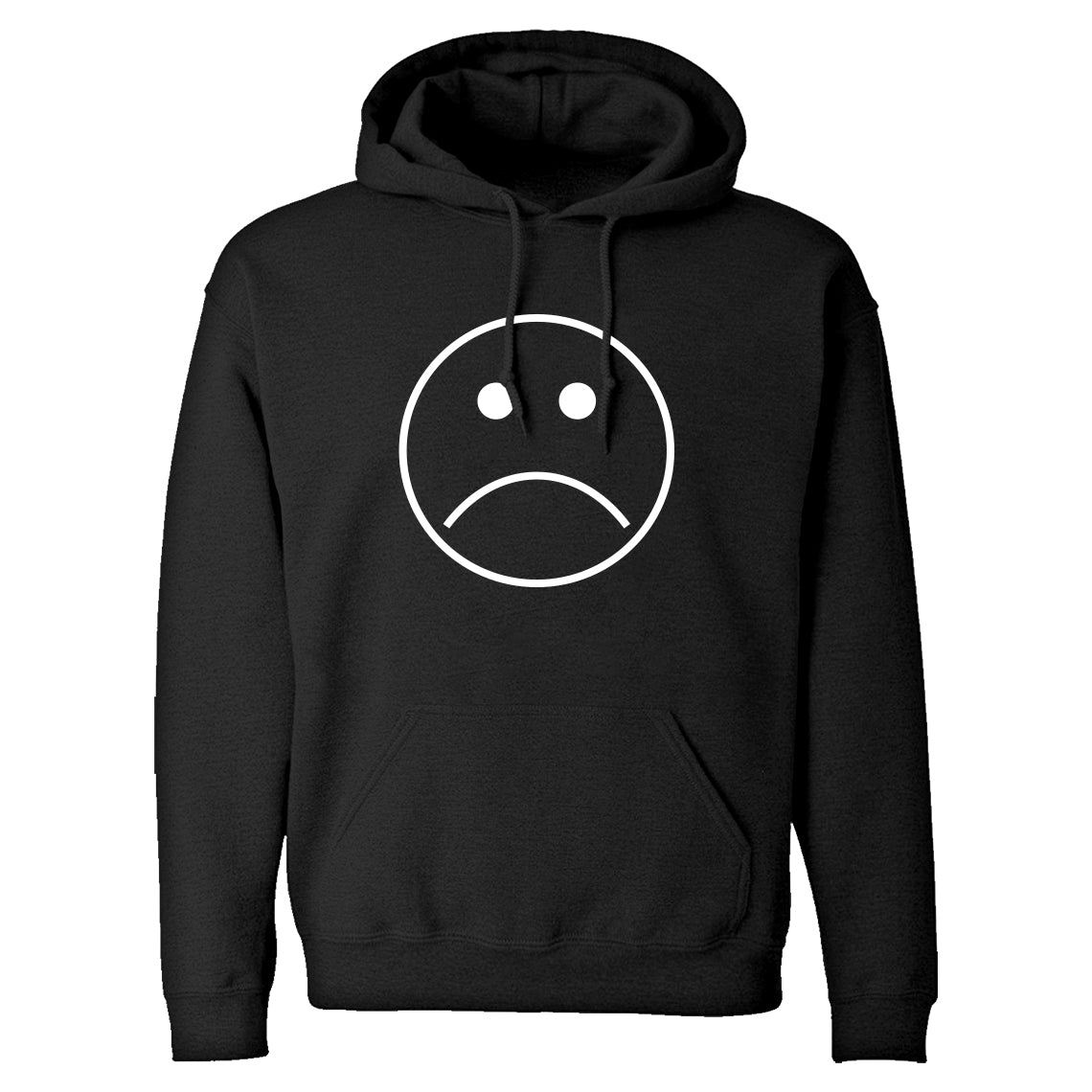 Sad Face Unisex Adult Hoodie Indica Plateau