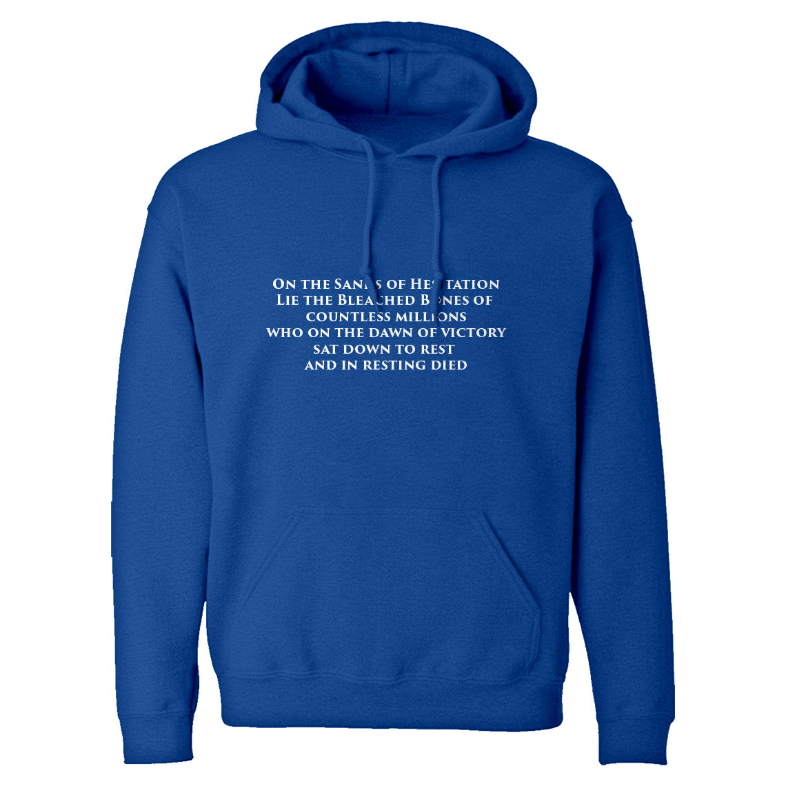 Hoodie On the Sands of Hesitation Unisex Adult Hoodie – Indica Plateau