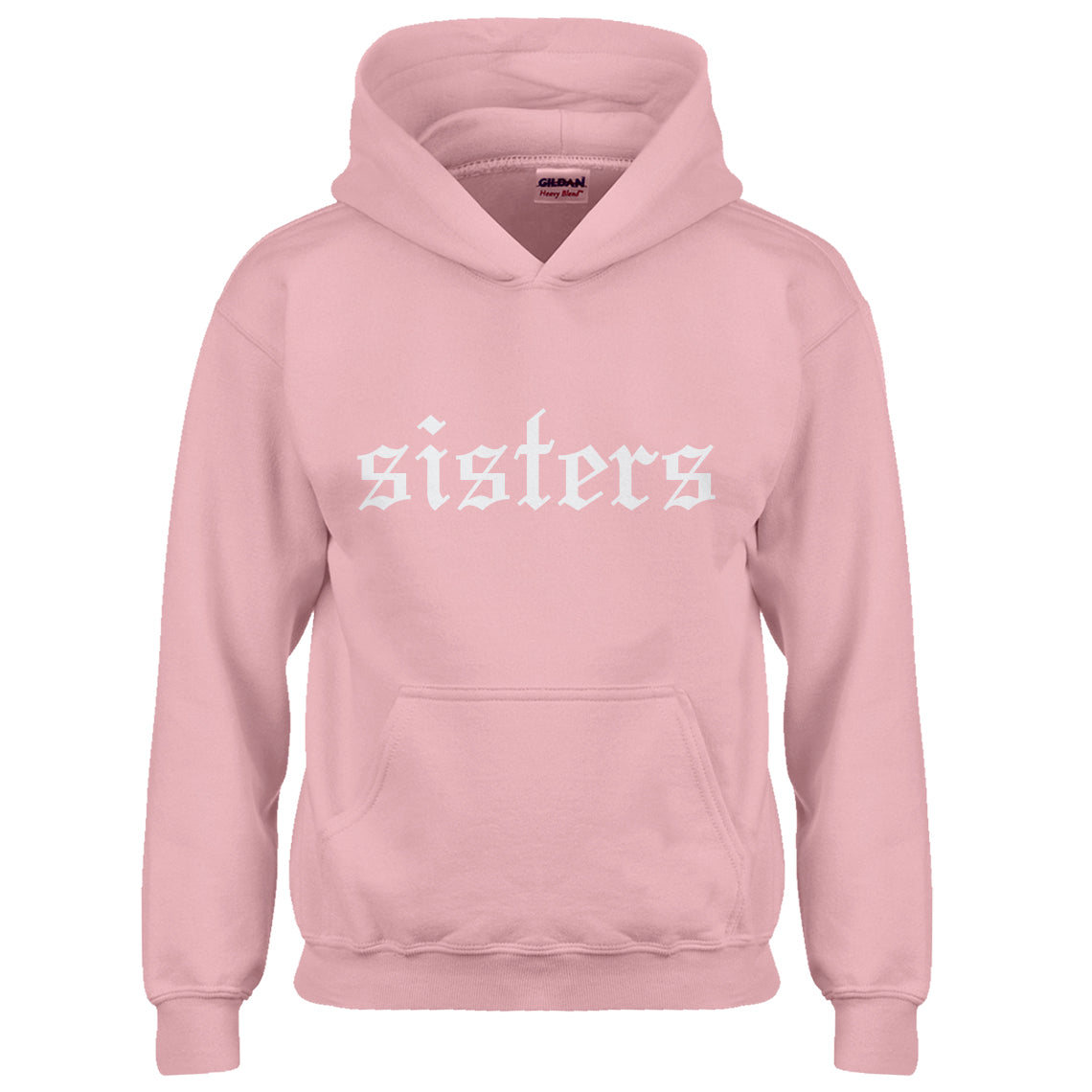 light pink sisters hoodie