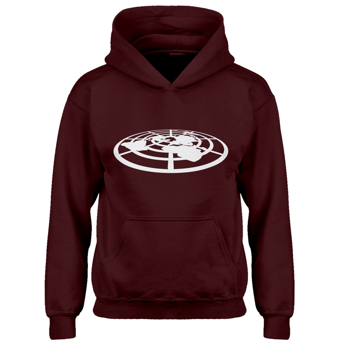 Hoodie Flat Earth Society Kids Hoodie – Indica Plateau