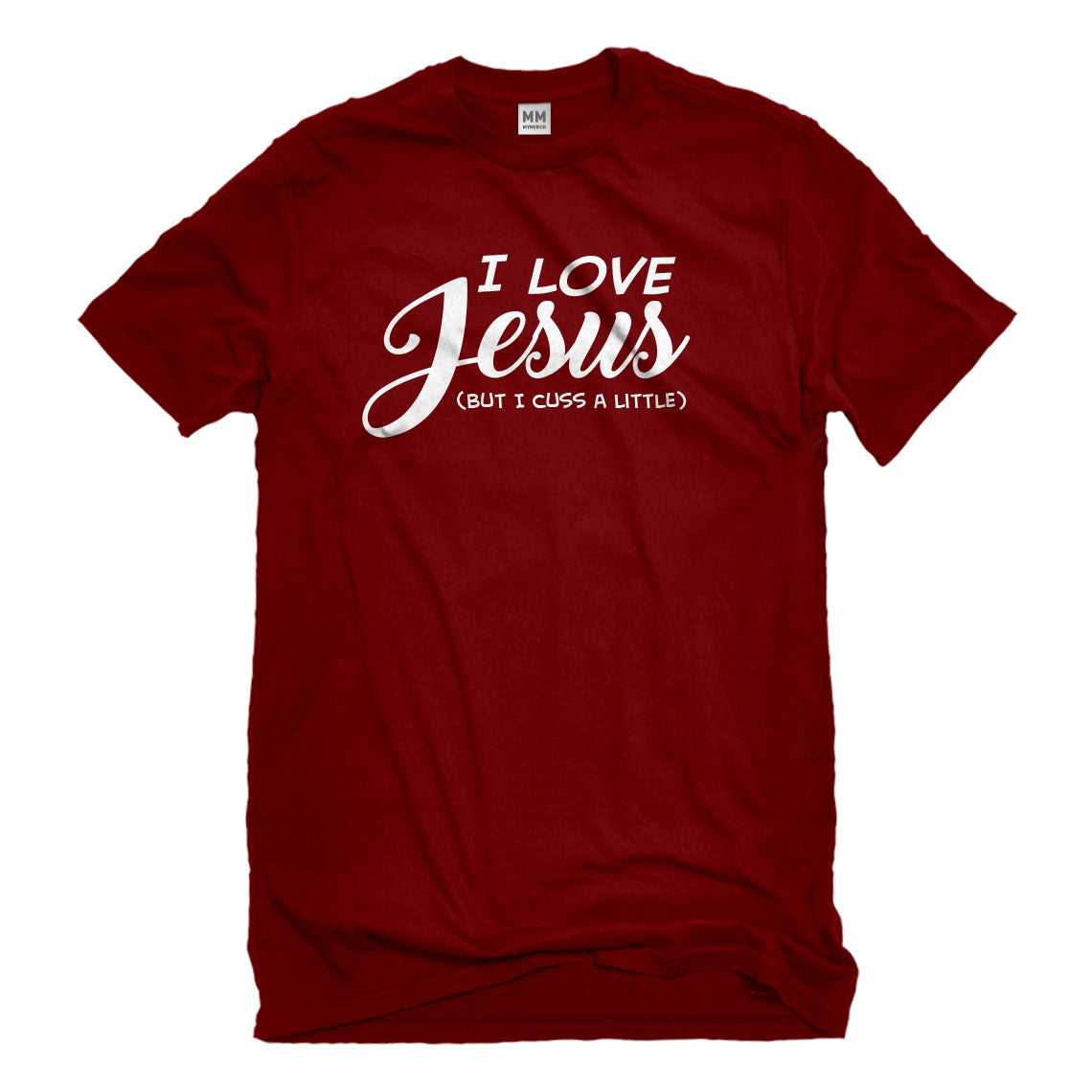 Mens I Love Jesus but I Cuss a Little Unisex T-shirt – Indica Plateau
