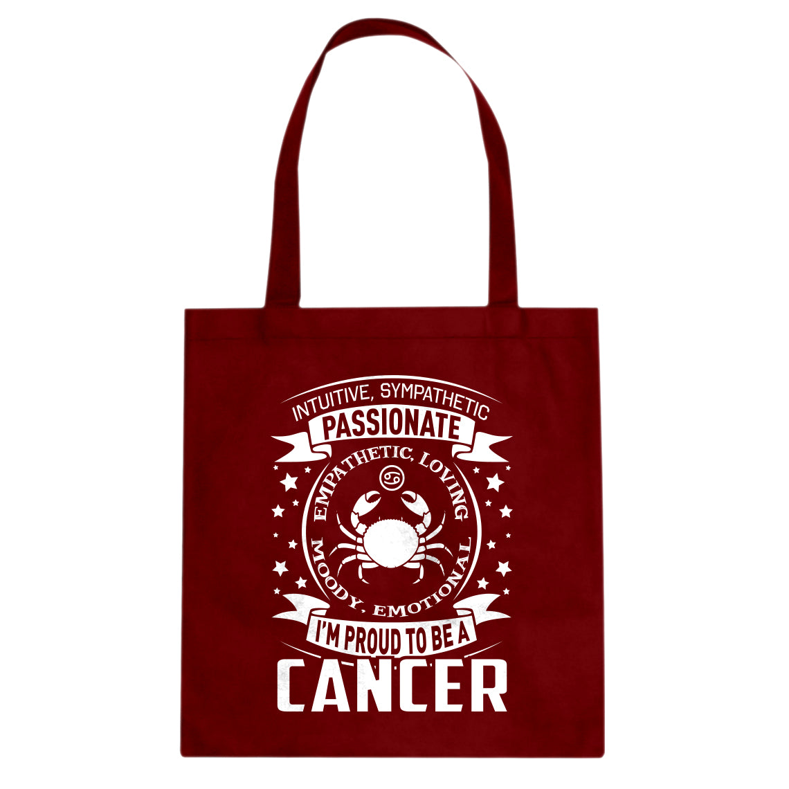 Tote Cancer Astrology Zodiac Sign Canvas Tote Bag – Indica Plateau