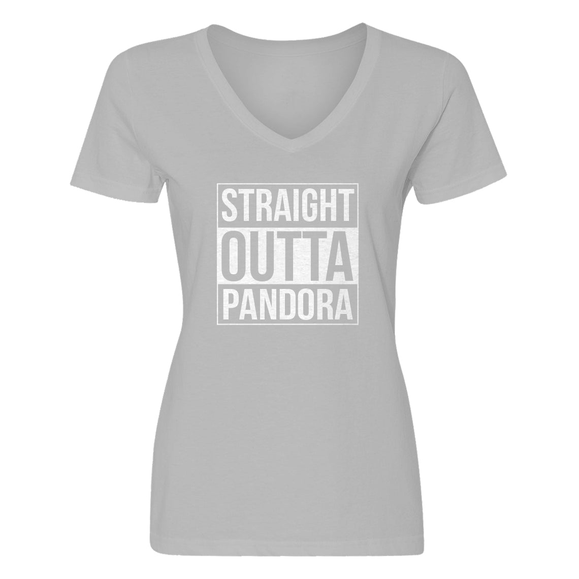 Womens Straight Outta Pandora Vneck T-shirt – Indica Plateau