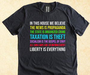 In This House Libertarian Shirt
