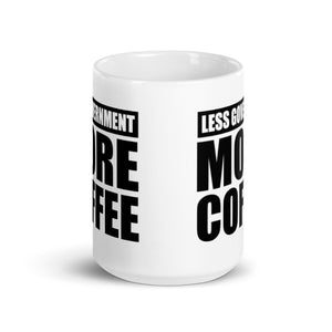 Less Government More Coffee Mug