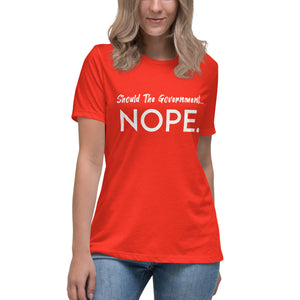 Should The Government Nope Women's Shirt