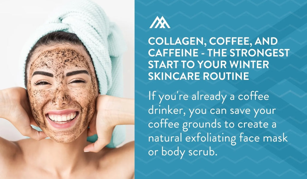 Use coffee grounds as a face mask