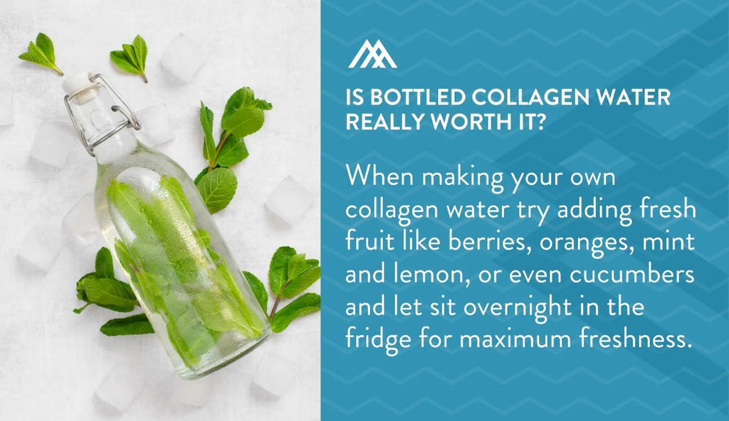 Making your own collagen water