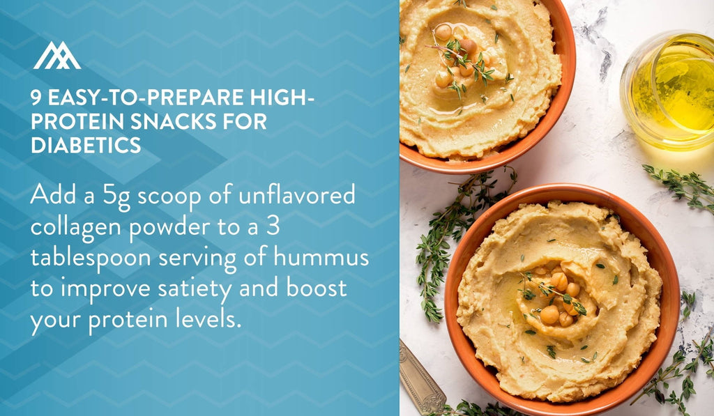Hummus with unflavored collagen
