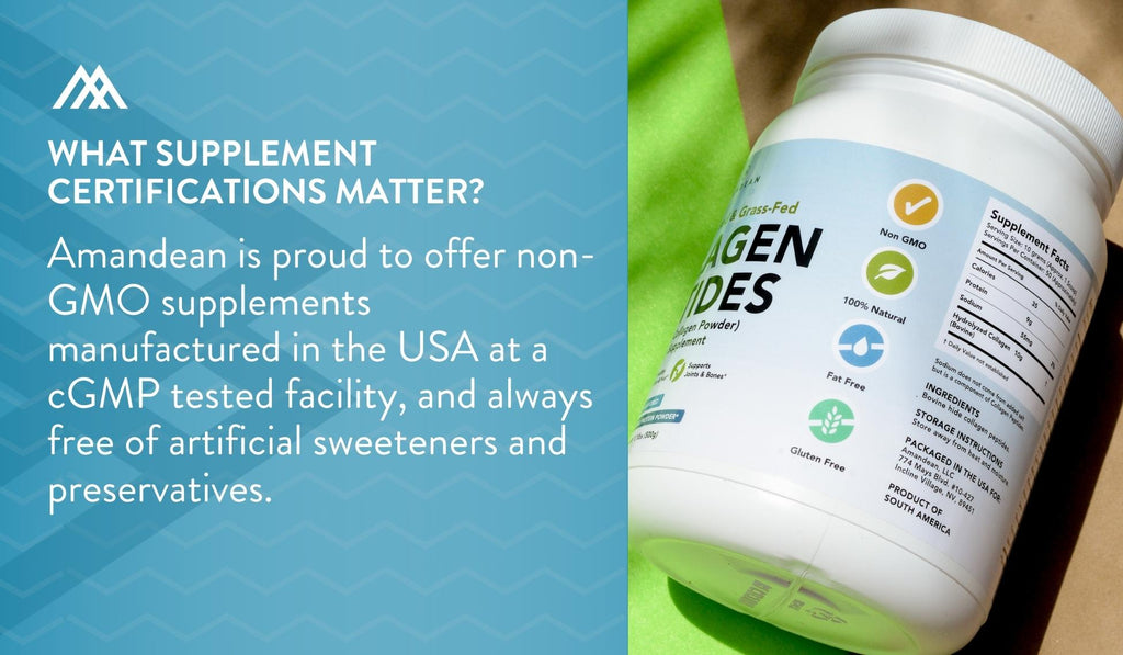 Non-GMO Supplements Manufactured in the USA