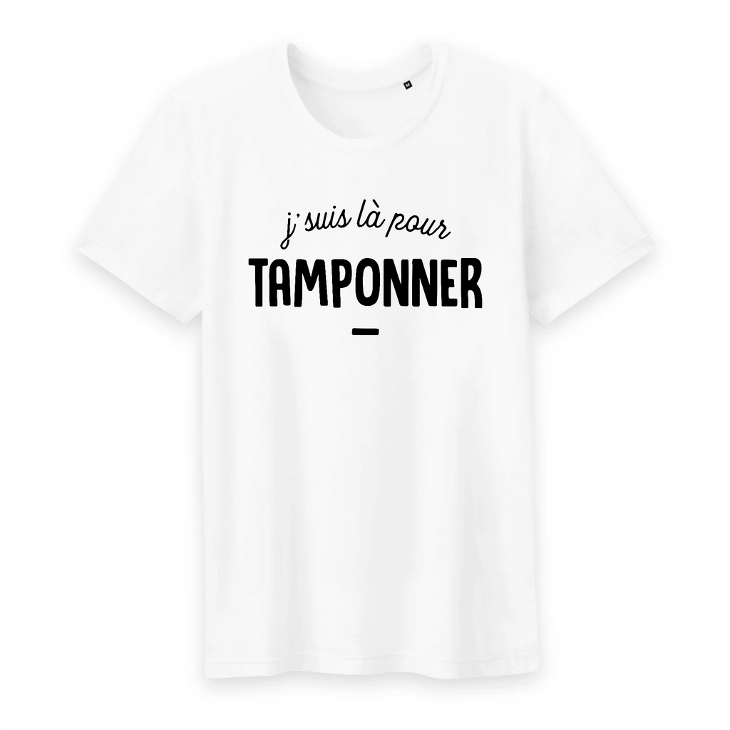 T Shirt Homme 100 Coton Bio Rugby J Suis La Pour Tamponner Bichette Cadeaux Humour