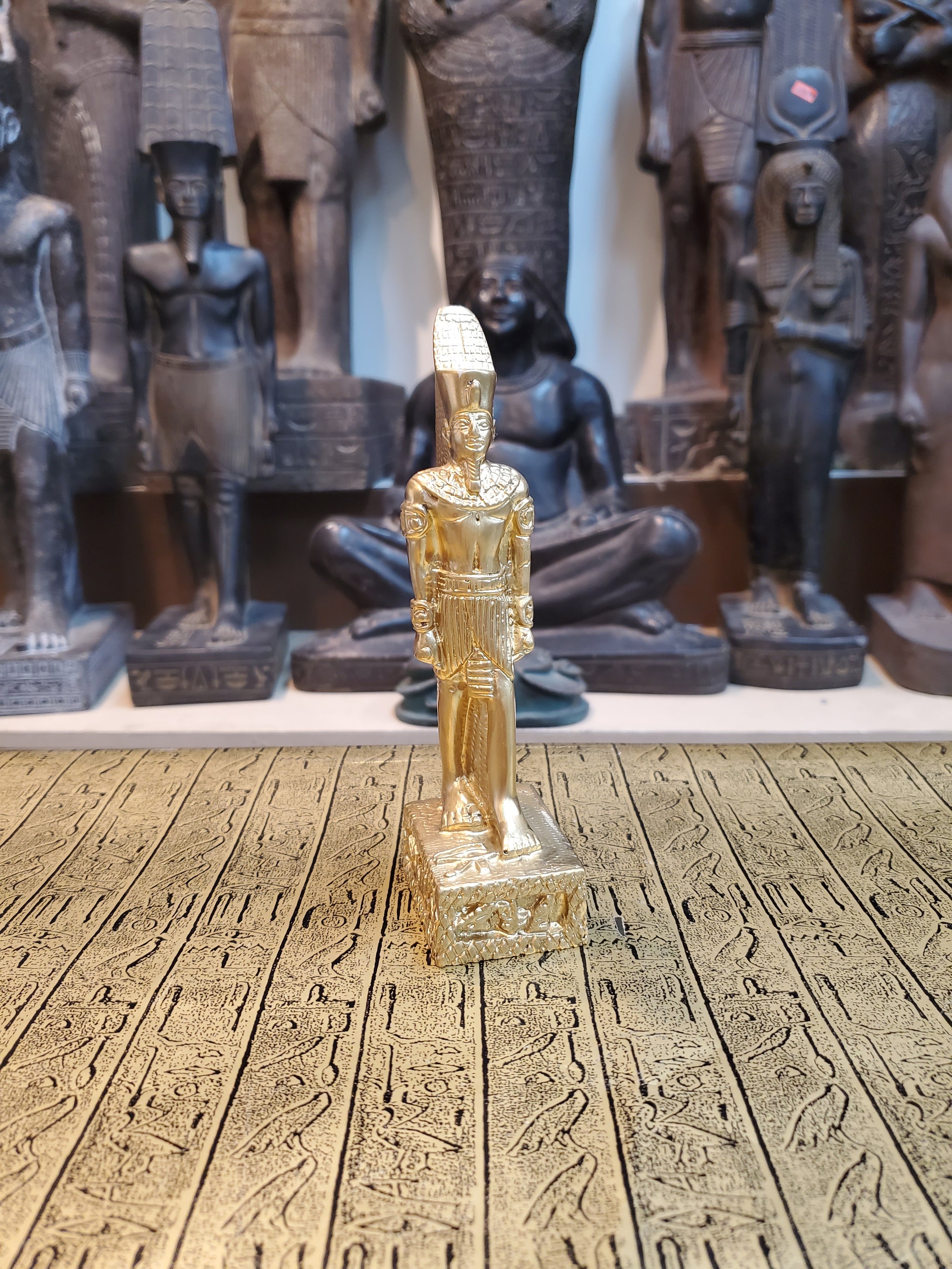 Golden Amun Statue - Made in Egypt - Son Of The Pharaoh