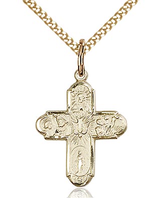 Preek UNITED ARROWS&SONS CROSS NECKLACE-