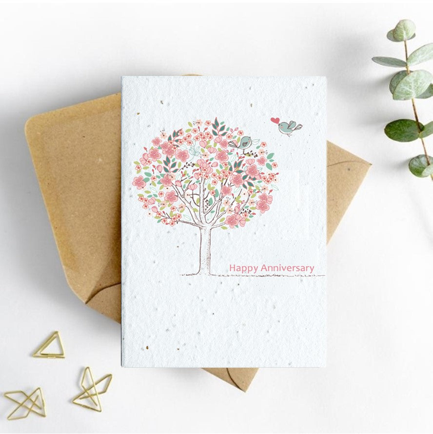 Happy Anniversary - Plantable Wildflower Seed Card – Lu Lu's Gift Company