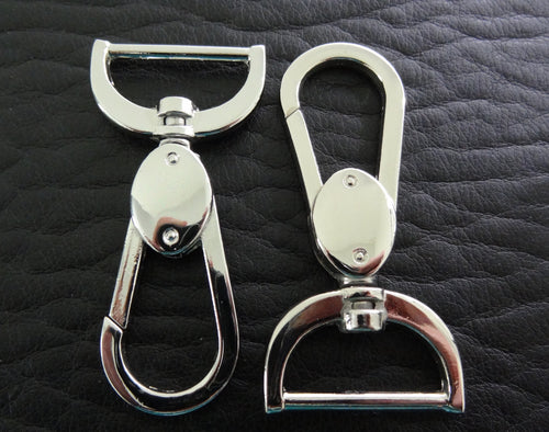 Slightly-Less-Than-Perfect -- Glossy Snap Hooks - 1" Inner Width