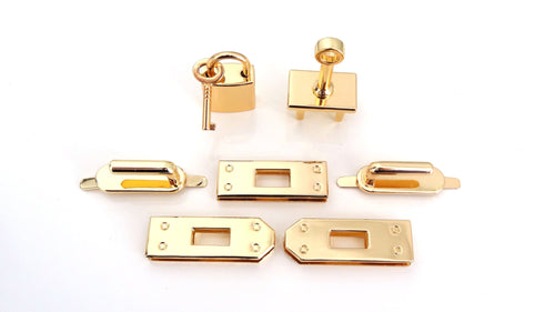 8 Piece Birkin Love Lock Set – bringberry Handbag Hardware and Designs