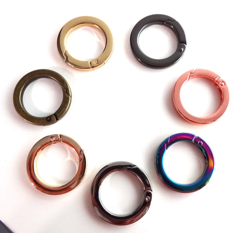 1 Inch Flat Cast D Ring Gold Finish 6 Pieces 25 Mm D-ring 