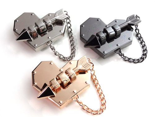 Twist Chain and Lock Hardware Set – bringberry Handbag Hardware and Designs