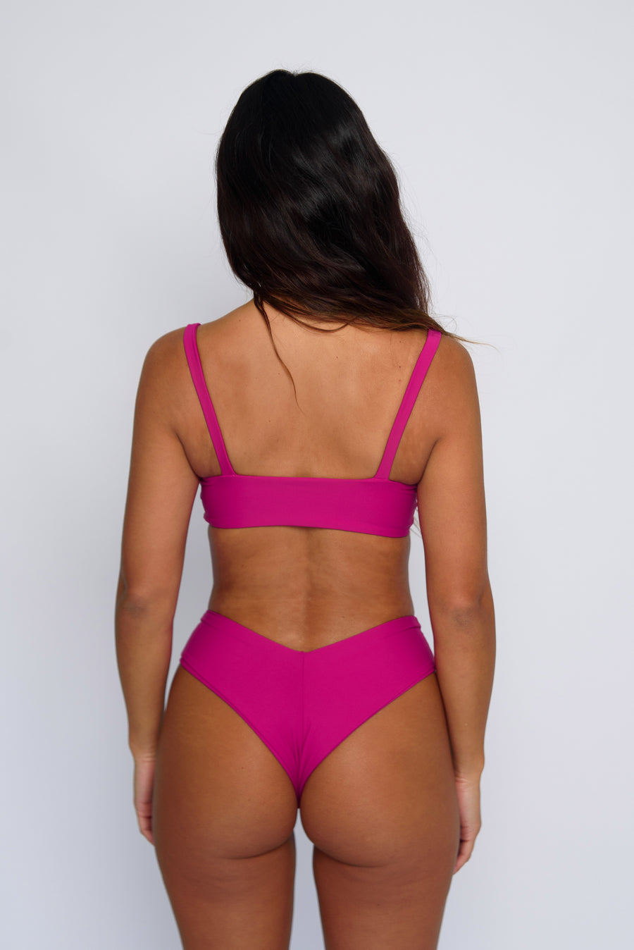 Hot Pink Full Coverage Bikini Bottom – Xandra Swimwear