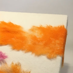 dyed batting wall art